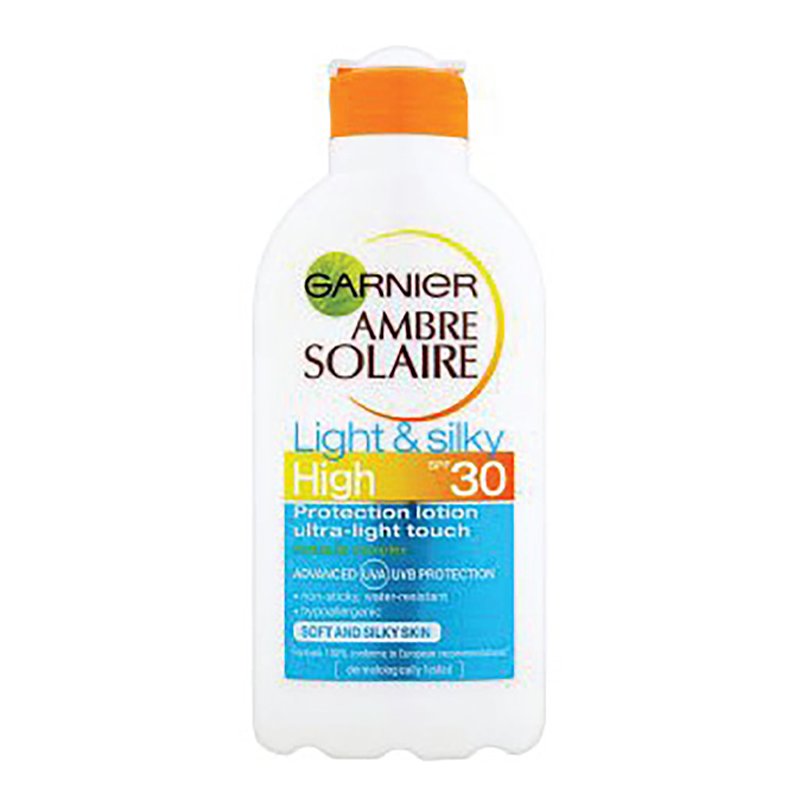 Garnier Ambre Solaire Light And Silky Milk SPF30 200ml