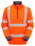 PULSAR&reg; REACT Quarter Zip Orange