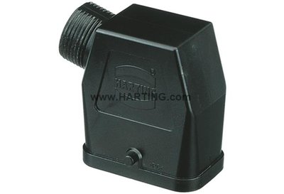 09120080527 Han Compact Hood Side Entry PG16 Single Lever Locking Polycarbonate