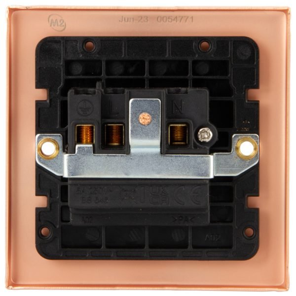 Copper 5A Unswitched Socket 6102-109