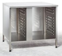 Stand III, Mobile Ultravent Version with 20 Supporting Rails, for Exhaust Hood or Ultravent for 6-1/1 & 10-2/1
