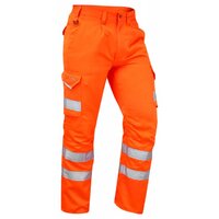 Leo Bideford Cargo Trouser SHORT Length, Orange