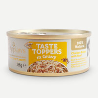 Applaws Taste Toppers Dog Can Chicken & Beef in Gravy 156g x 12