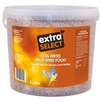Extra Select Less Mess Wild Bird Food In Bucket 5ltr