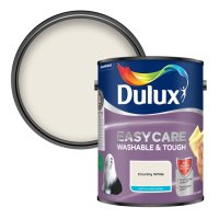 Dulux Easycare Country White Colour Swatch & 5L Paint Tin