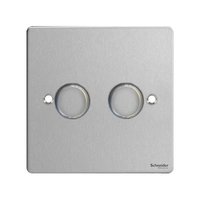 Dimmer switch Ultimate 2 Gang 2 Way Dimmer Stainless Steel