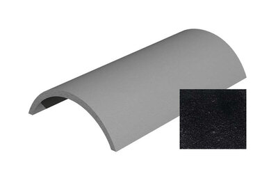 Segmental Ridge Roof Tile Anthracite