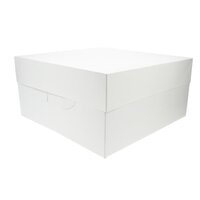 WHITE 12""CAKE BOX SINGLE