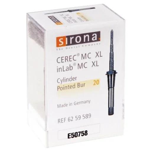 Dentsply Sirona Cylinder Pointed Bur 20 - Pack of 6 