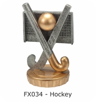 Hockey Flex Figure 75mm (Silver & Gold)