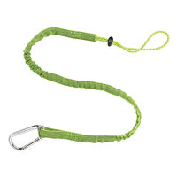 ELLER Ergodyne Squids&copy; 3100EXT Single Carabiner Tool Lanyard 107-137cm, Lime Ext