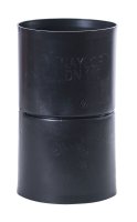 TWIN WALL DUCT BLACK 110mm COUPLING