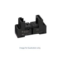 94.84.2.0SMA Finder 94 Series 4P Black Din Rail Socket