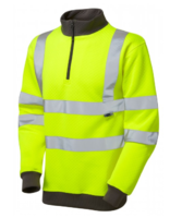 LEO Brynsworthy SS01-Y Hi-Vis Sweatshirt Yellow