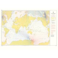 ADMIRALTY Magnetic Variation Chart - 5374 The World, Magnetic Variation 2020 and Annual Rates of Change