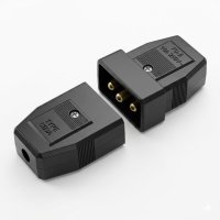 Lincoln C856B 3 Pin 10 amp Flex Connector - Black