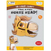 Horse 3D Mask Card Craft