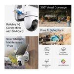 TP-Link Tapo 4G LTE Solar Pan & Tilt Security Camera Kit | TAPOC615GKIT 2
