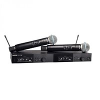 Shure SLX-D Dual Handheld System Complete with Beta 58A Mic - Frequency K59 ( 606-650MHz )