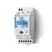 12.62.8.230.0000 - Finder 12 Series Digital Time Switch 16A 230V NFC 2 Channel