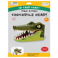 Crocodile 3D Mask Card Craft