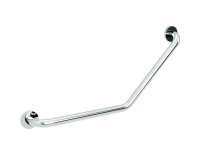 Bathex Knowle Cranked Grab Rail 300 x 300mm Mirror Polish