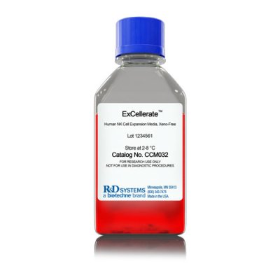 Primary Cell Culture, ExCellerate Human NK Cell Expansion Media, Xeno-Free, 500 mL
