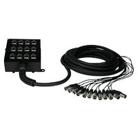 W Audio 10m XLR Multicore 12 Way