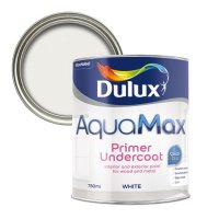 Dulux Aquamax Primer Undercoat White Paint Can