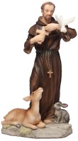 Veronese Resin Statue/3 1/2 Inch St.Francis  (52593)