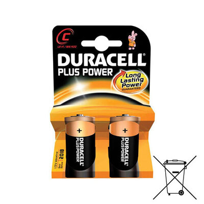 Duracell LR14 C Battery (2 Pk)