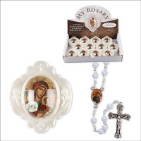 Acrylic Blue Rosary/Perpetual  (61737)