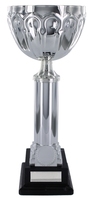 30cm Silver Cup on Double Plinth | TC78
