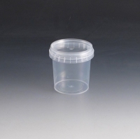 155ml Plastic Tub & Lid.