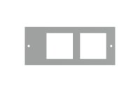 CMD Plate pierced to accept 2 x Euromod collars (not supplied) - 4 Compartment