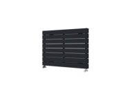 Tucker French Kingswood 604 x 900mm Double Panel Anthracite Horizontal Radiator (Heating Only)