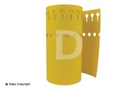 22cm LOOP LOCK LABELS YELLOW