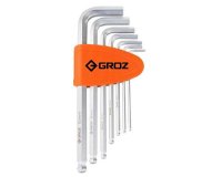Groz Allen Key Set 3/32 to 3/8" AF-7piece