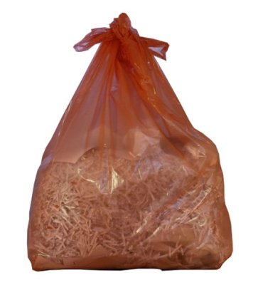 Orange Tinted Coloured Recycling Sacks