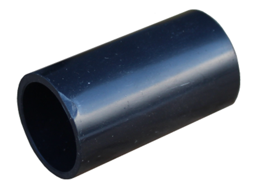 20mm PVC Coupler Black
