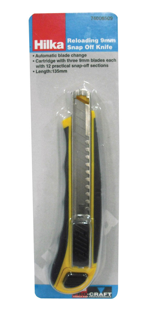 HILKA 9 MM HD SNAP OFF KNIFE