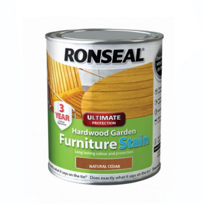 Ronseal Ultimate Hardwood Furniture Stain - Natural Cedar 750ml