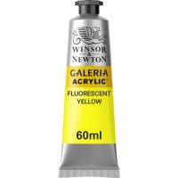 W&N GALERIA ACRYLIC COLOUR 60ML FLUO YELLOW
