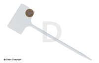 33cm WHITE T LABELS (SL340)
