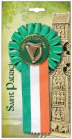 Patrick's Day Rosette/Harp Motif   (8537)