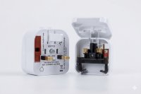Lincoln 2 Pin  to 3 Pin Plug Top Adaptor