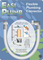 Easi Plumb Type FC16 1/2" 50cm Elbow Compresion x Straight Swivel Flexible Connector