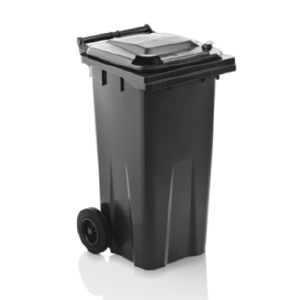 Poubelle &agrave; roulettes 120L