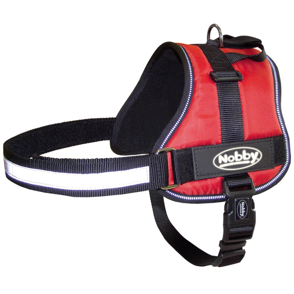 Nobby 80581-01 Nylon Seguro Harness Medium Red