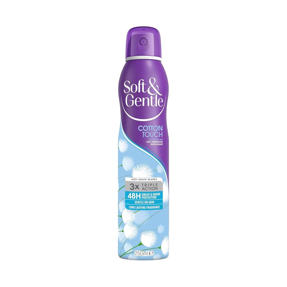 Soft And Gentle Cotton Touch Antiperspirant Deodorant Spray 250ml